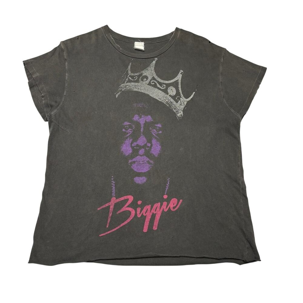 Madeworn Notorious BIG Biggie Rap Tee Shirt 21.75x27 Vintage Streetwear